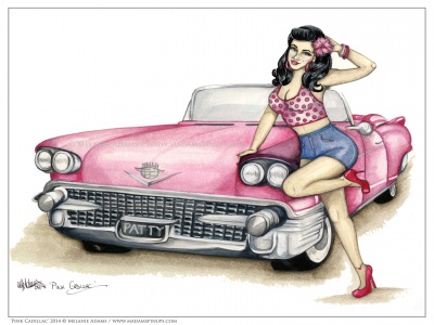 Melanie Adams  Madams Pinups